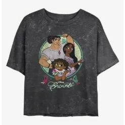 Cheapest 🛒 Disney Encanto Sisters Mineral Wash Crop 👧 Girls T-Shirt 🎁