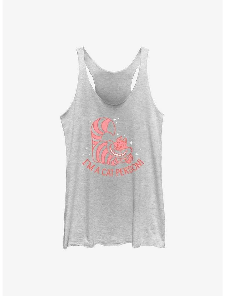 Deals 🤩 Disney Alice in Wonderland Cheshire Cat Person 👧 Girls Tank 👏