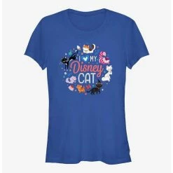 Best Sale 💯 Disney Channel I Love Disney Cats 👧 Girls T-Shirt 🔔