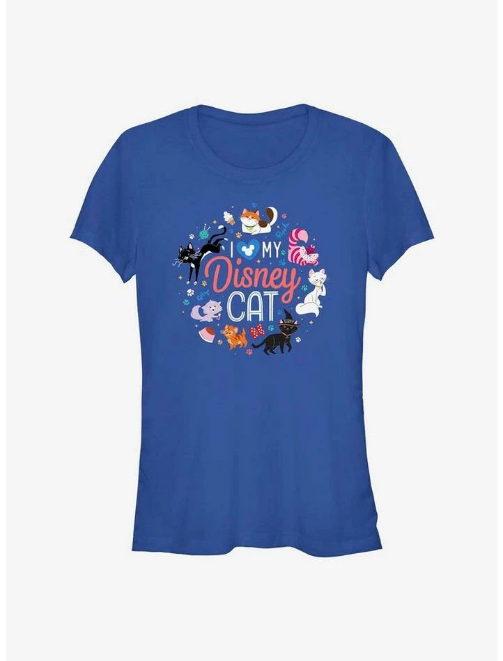 Best Sale ๐ฏ Disney Channel I Love Disney Cats ๐ง Girls T-Shirt ๐