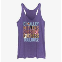 New 💯 Disney Channel O'Malley, Mittens, Cheshire, Duchess, Toulouse 👧 Girls Tank 🥰