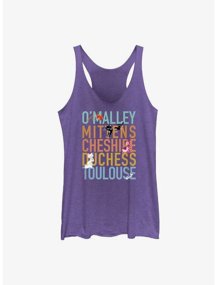 New 💯 Disney Channel O'Malley, Mittens, Cheshire, Duchess, Toulouse 👧 Girls Tank 🥰