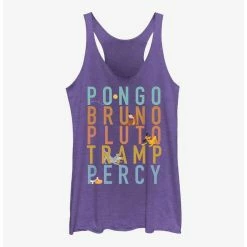 Deals ⌛ Disney Channel Pongo, Bruno, Pluto, Tramp, Percy 👧 Girls Tank ✨