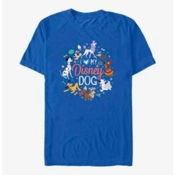 New 😉 Disney Channel I Love Disney 🦮 Dogs T-Shirt 🌟