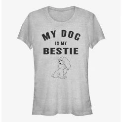 Cheapest 😀 Disney Lady and the Tramp Lady Is My Bestie 👧 Girls T-Shirt 👍