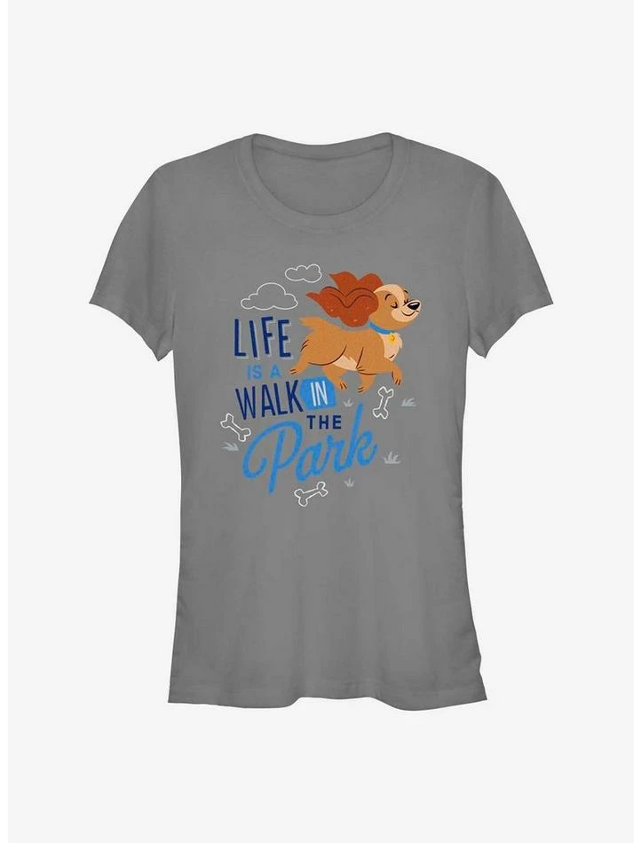 Buy 🤩 Disney Lady and the Tramp Walk In The Park 👧 Girls T-Shirt 🎁