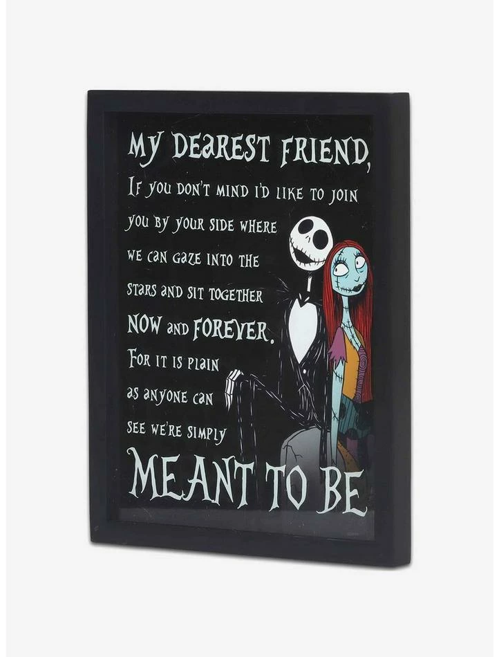Top 10 ๐ฅฐ Disney The Nightmare Before ๐ Christmas My Dearest Friend Framed Printed Glass Wall Decor โญ - Image 2