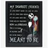 Top 10 🥰 Disney The Nightmare Before 🎁 Christmas My Dearest Friend Framed Printed Glass Wall Decor ⭐