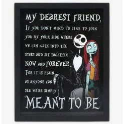 Top 10 ๐ฅฐ Disney The Nightmare Before ๐ Christmas My Dearest Friend Framed Printed Glass Wall Decor โญ