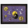 Cheap 🎁 Disney The Nightmare Before ❄ Christmas 🎃 Halloween Town Map Framed Canvas Wall Decor 👏