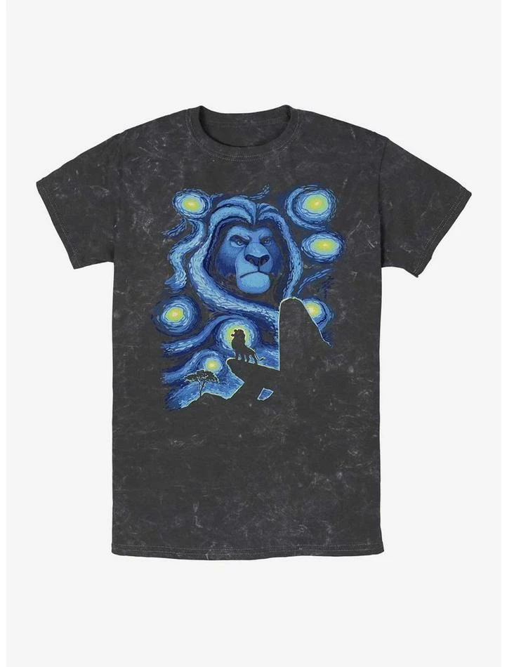 Top 10 🌟 Disney The Lion King Starry Pridelands Mineral Wash T-Shirt 🥰