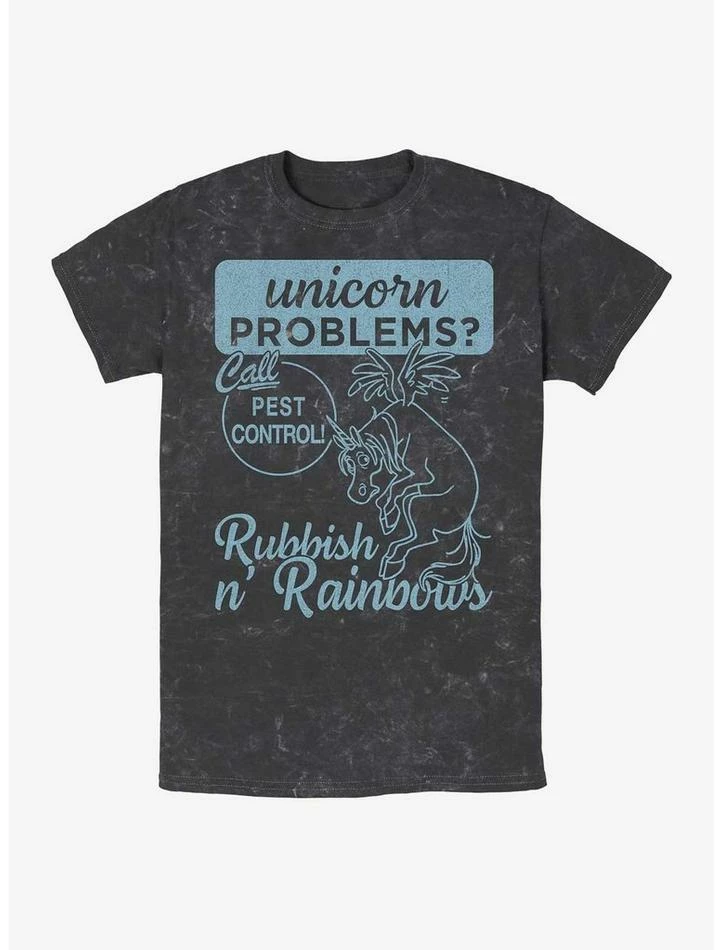 Promo 🤩 Disney Pixar Onward Call Rubbish n' Rainbows Mineral Wash T-Shirt 🎉