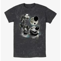 Top 10 👍 Disney Pixar Up Dug Moon Mineral Wash T-Shirt 😍