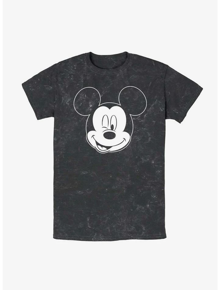 Buy 🔔 Disney Mickey Mouse Wink Mineral Wash T-Shirt 🎁
