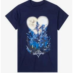 Cheap 💯 Kingdom Hearts Poster Boyfriend Fit 👧 Girls T-Shirt 🤩