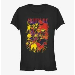 Cheapest ✨ Disney The Nightmare Before 🎄 Christmas Spook Squad 👧 Girls T-Shirt ✔️
