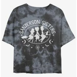 Best deal ✔️ Disney Hocus Pocus Sanderson Bed and Breakfast Tie-Dye 👧 Girls Crop T-Shirt 🔥