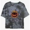 Flash Sale 🛒 Disney The Nightmare Before 🔔 Christmas Master of Fright Tie-Dye 👧 Girls Crop T-Shirt 🧨