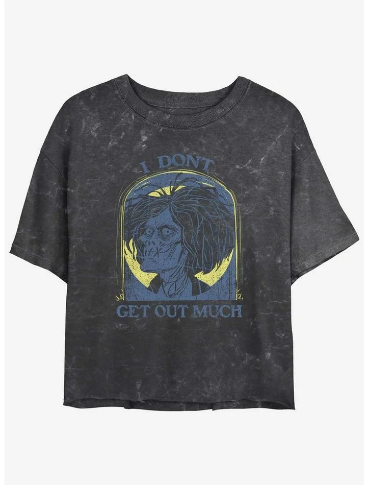 Best Pirce ๐ Disney Hocus Pocus Tombstone Billy Mineral Wash ๐ง Girls Crop T-Shirt ๐ฅฐ