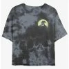 Best deal 🥰 Disney The Nightmare Before 🎄 Christmas Oogie Boogie Pocket Tie-Dye 👧 Girls Crop T-Shirt 🌟