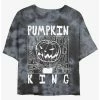 Wholesale ⌛ Disney The Nightmare Before 🔔 Christmas Jack Pumpkin King Tie-Dye 👧 Girls Crop T-Shirt ❤️