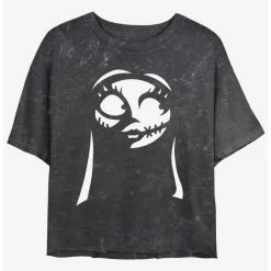 Best reviews of 💯 Disney The Nightmare Before 🎄 Christmas Sally Mineral Wash 👧 Girls Crop T-Shirt 🥰