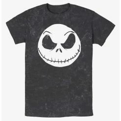 Top 10 🤩 Disney The Nightmare Before 🎁 Christmas Big Face Jack Mineral Wash T-Shirt 🔥