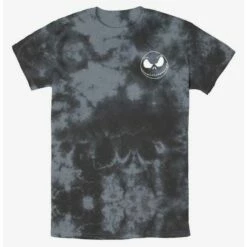 Wholesale 🌟 Disney The Nightmare Before 🎄 Christmas Jack Skellington Pocket Tie-Dye T-Shirt ⌛