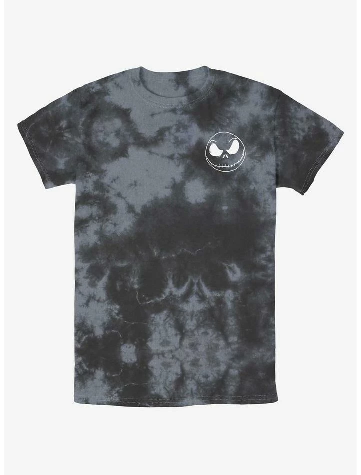 Wholesale 🌟 Disney The Nightmare Before 🎄 Christmas Jack Skellington Pocket Tie-Dye T-Shirt ⌛