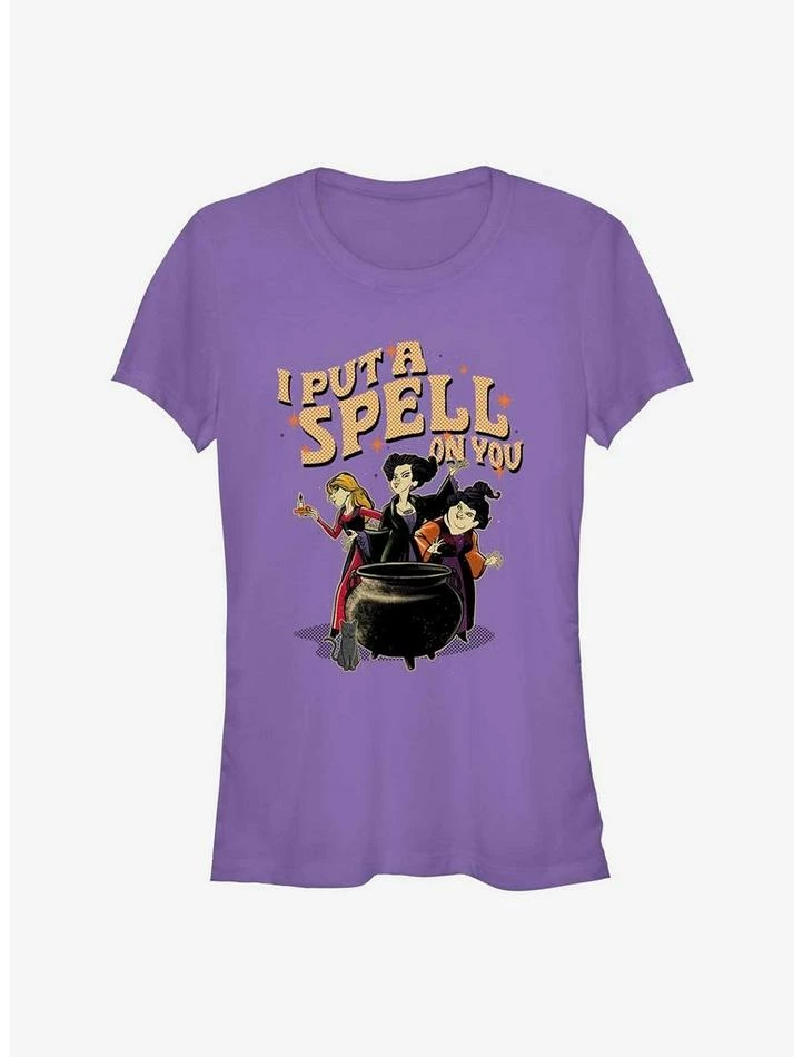 Best deal โค๏ธ Disney Hocus Pocus Sanderson Sisters Cauldron Spell ๐ง Girls T-Shirt ๐ฏ