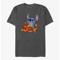 Cheap 🧨 Disney Lilo & Stitch Leaf Pile T-Shirt 😍