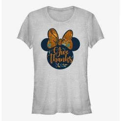 Promo ⭐ Disney Minnie Mouse Give Thanks 👧 Girls T-Shirt 😍
