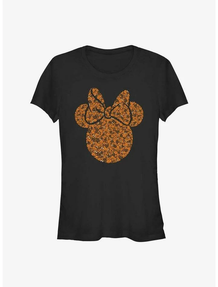 Flash Sale ✔️ Disney Minnie Mouse 🦇 Halloween Ears 👧 Girls T-Shirt 😍