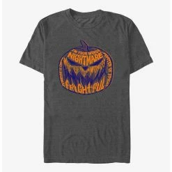 Promo 😍 Disney The Nightmare Before 🎄 Christmas Pumpkin Lettering T-Shirt ✔️