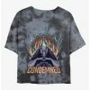 Wholesale 🛒 Disney Villains Hades Cursed and Condemned Tie-Dye 👧 Girls Crop T-Shirt 🔔