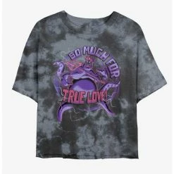 Best deal 💯 Disney The Little Mermaid Ursula So Much For True Love Tie-Dye 👧 Girls Crop T-Shirt 😀