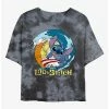 Buy ⌛ Disney Lilo & Stitch Surf's Up Tie-Dye 👧 Girls Crop T-Shirt 🧨