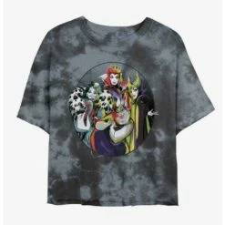 Brand new ✨ Disney Villains The Bad 👧 Girls Tie-Dye 👧 Girls Crop T-Shirt ⭐