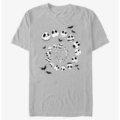 Discount 🔥 Disney The Nightmare Before 🎄 Christmas Jack Skellington Emotion Swirl T-Shirt 😉