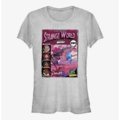 New 🔥 Disney Strange World Comic Book Adventuress 👧 Girls T-Shirt 🌟