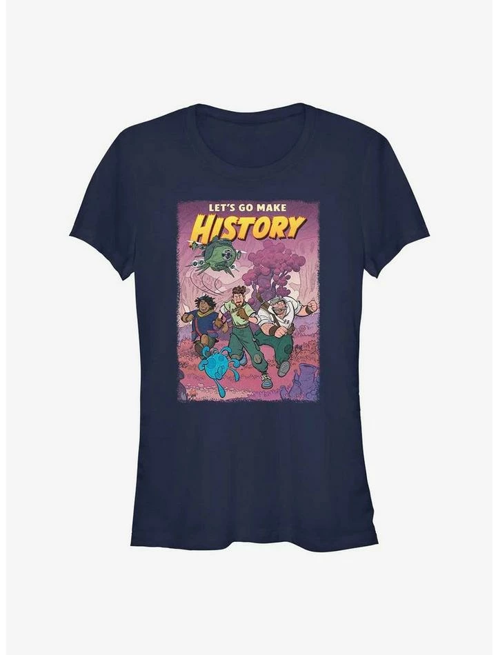 Hot Sale ✔️ Disney Strange World Make History 👧 Girls T-Shirt 🥰
