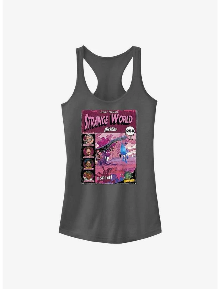 Best Sale ๐งจ Disney Strange World Comic Book Adventuress ๐ง Girls Tank ๐งจ