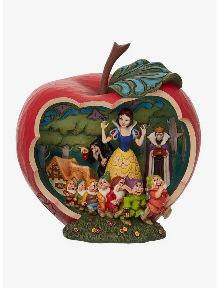 Cheap ⌛ Disney Snow White Apple Scene Figurine ⌛
