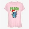 Deals 🔥 Disney Lilo & Stitch Frech Naughty in German 👧 Girls T-Shirt ✔️