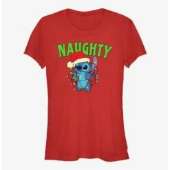 Best Pirce 🥰 Disney Lilo & Stitch Naughty Stitch 👧 Girls T-Shirt ⭐