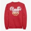 Promo 🔔 Disney Mickey Mouse Alegria Joy in Spanish Ears Sweatshirt 🎁
