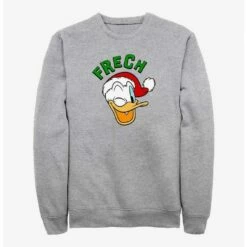 Promo 🛒 Disney Mickey Mouse Frech Naughty in German Donald Sweatshirt 🥰
