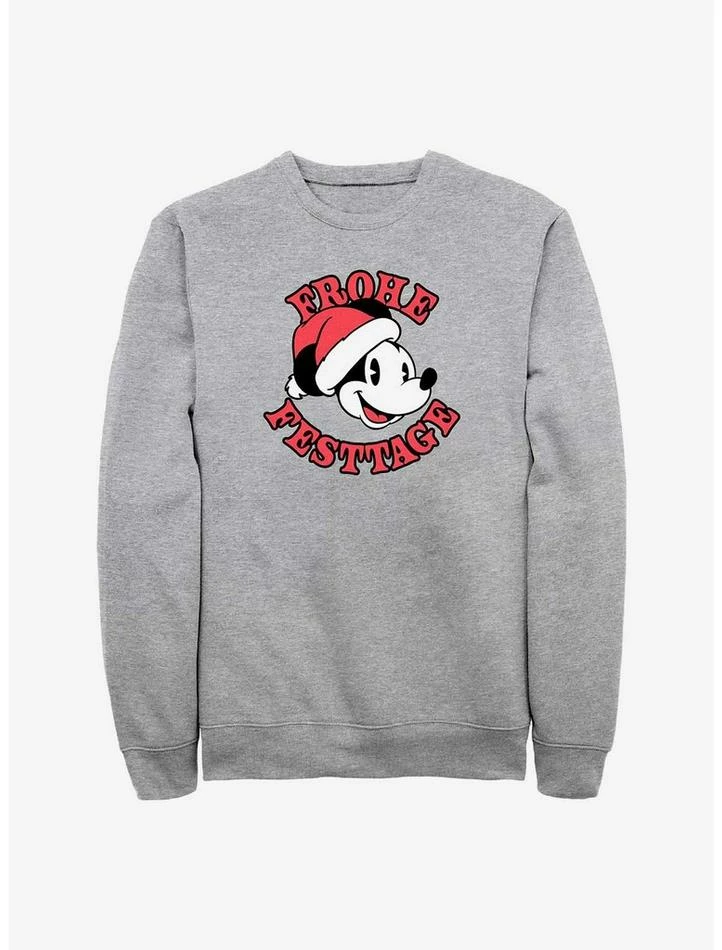 Wholesale ๐คฉ Disney Mickey Mouse Frohe Festtage Happy Holidays in German Sweatshirt ๐ฅ