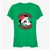 Budget 🌟 Disney Mickey Mouse Felices Fiestas Happy Holidays in Spanish 👧 Girls T-Shirt 🥰