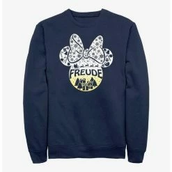 Deals ⌛ Disney Minnie Mouse Freude Joy in German Ears Sweatshirt 🎉